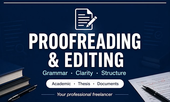 proofread and edit academic writing professionally