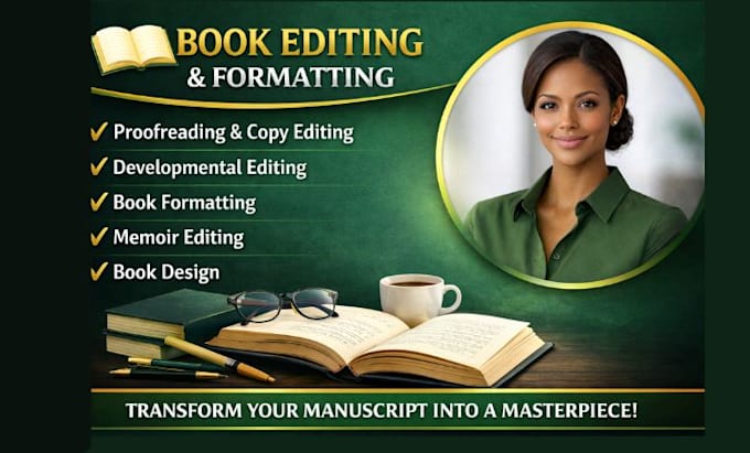 do book editing, developmental edit proofreading formatting memoir