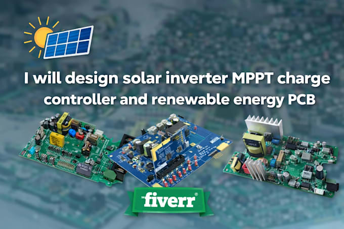 design solar inverter mppt charge controller and renewable energy pcb