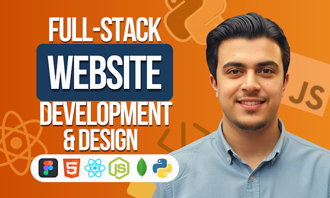 Do custom website development, design as full stack developer, frontend ...