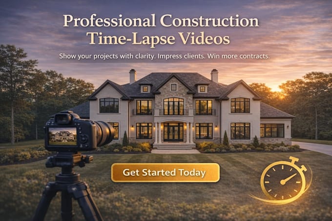 professional construction time lapse videos that win more bids