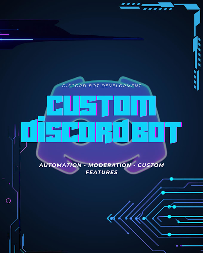 Create a custom discord bot for your server by Kaoh00 | Fiverr