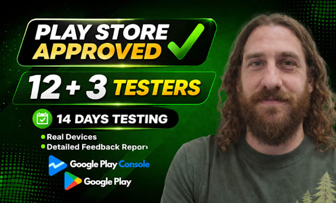provide 12 testers for google play console closed testing