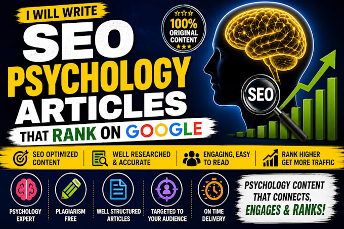 write SEO psychology articles that rank on google