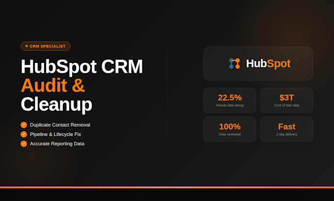 clean and optimize your hubspot CRM data