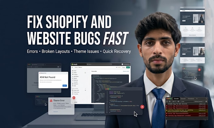 fix shopify and website bugs fast