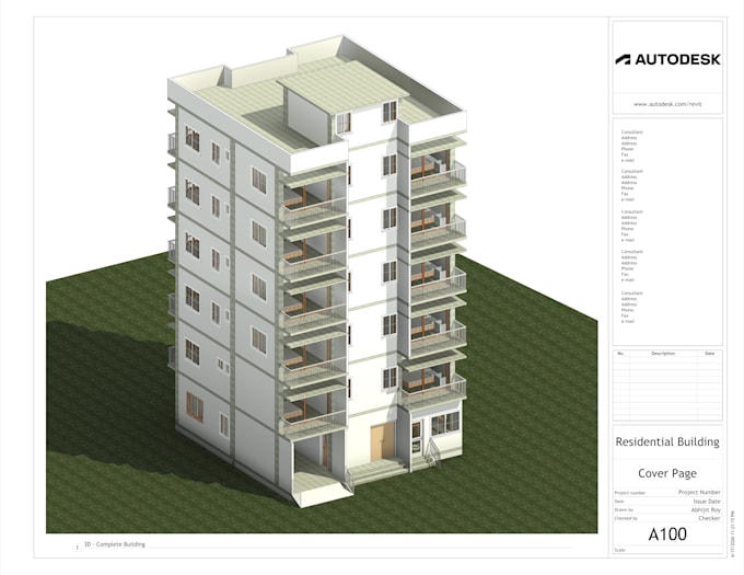 create professional revit 3d model with bim drawings, floor plans and elevations