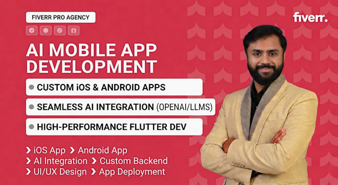 develop ai mobile app, ai integration ios app, android app, mobile app developer