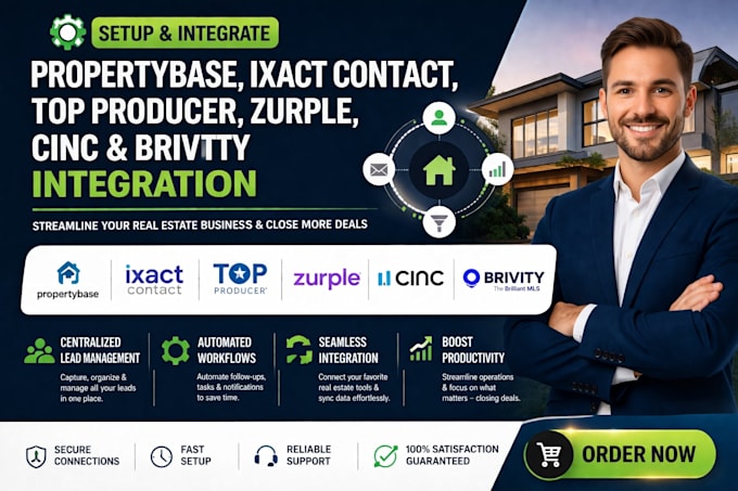 setup propertybase ixact contact top producer zurple cinc brivity integration