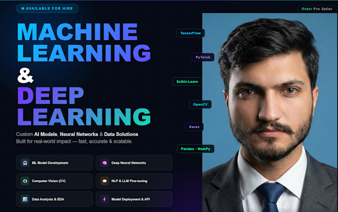 build and train a machine learning model for your dataset using python