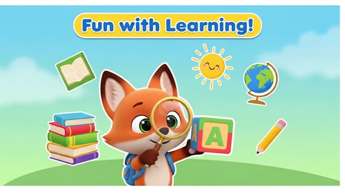 make best colorful kids learning video