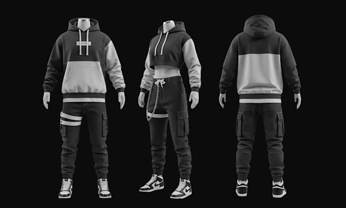 Texture de rig pour vêtements 3d pour second life mesh gta vrchat fivem ...