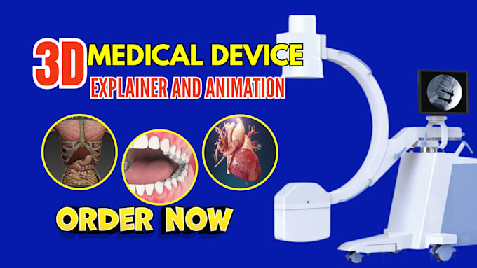 create custom 2d explainer video animation and 3d medical device video for you