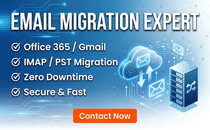 migrate emails to office 365, google workspace or any hosting