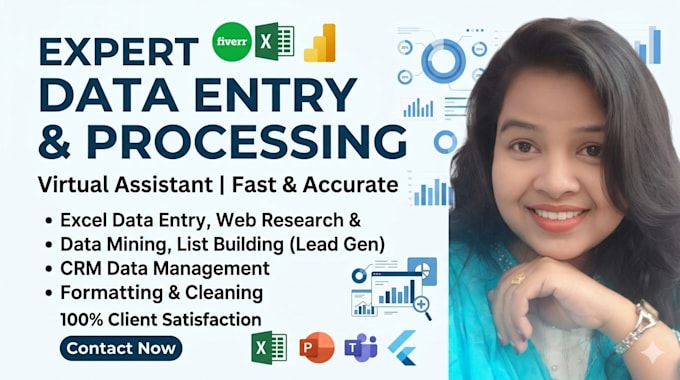 do data research and data entry for you
