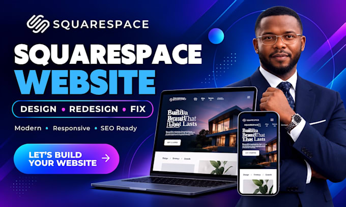build, design or redesign your squarespace website