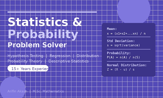 solve statistics and probability problems step by step