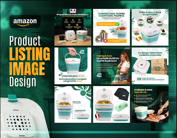 Design high converting amazon product listing images and infographics ...