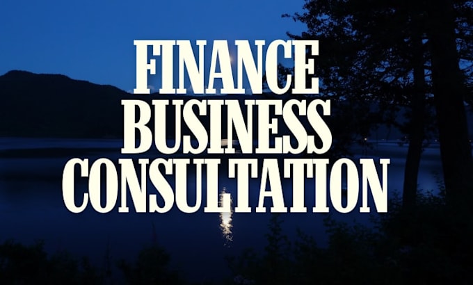 provide finance consultation marketing, business proposal assistance