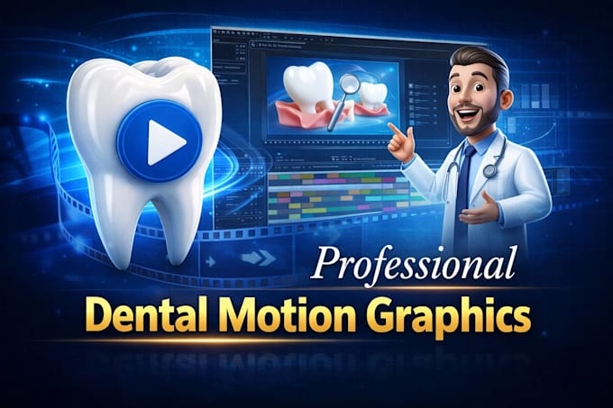 do professional dental motion graphics videos