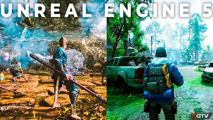 develop a professional unreal engine 5 game with stunning graphics