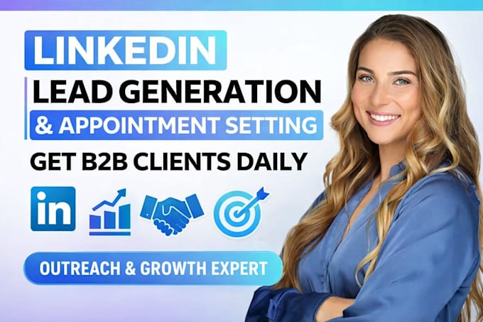 Be your linkedin manager for b2b lead generationa and appointment ...