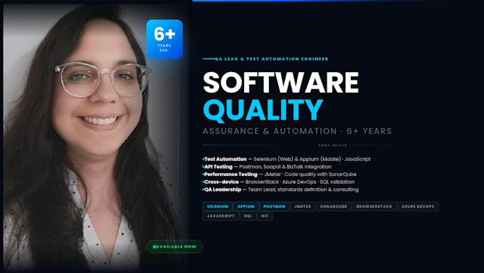 be your QA and software quality consultant for your team