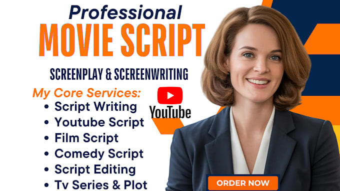 youtube script writing true crime video script movie script tv plot screenwriter