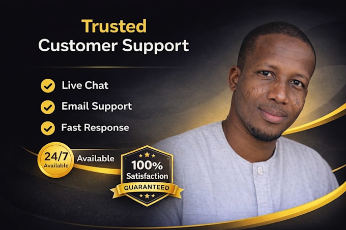 professional customer support agent for live chat and email