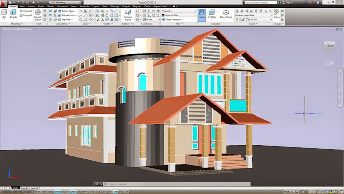 draft precise 2d plans and 3d vectorworks models ready for use