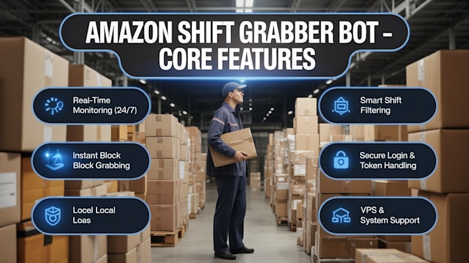 develop amazon flex bot, grabber bot, amazon flex flex driver bot, block grabber