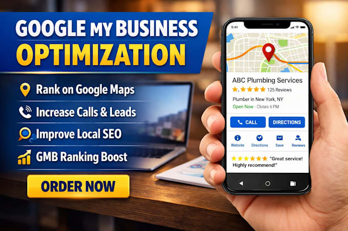 Optimize your google my business for top local seo gmb ranking on map ...