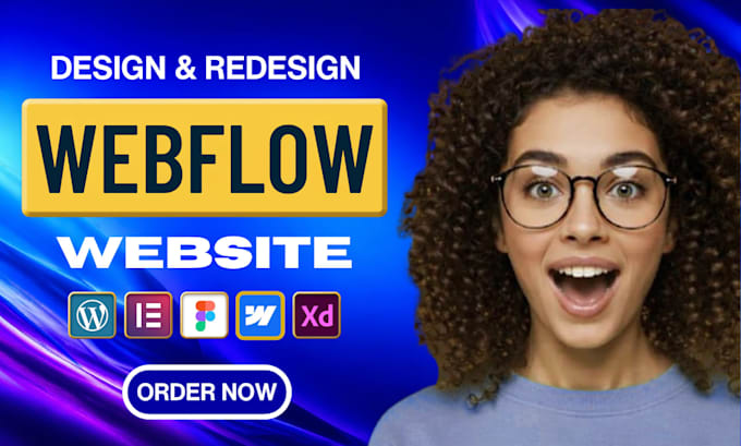 design or redesign webflow website, framer website design, webflow landing page