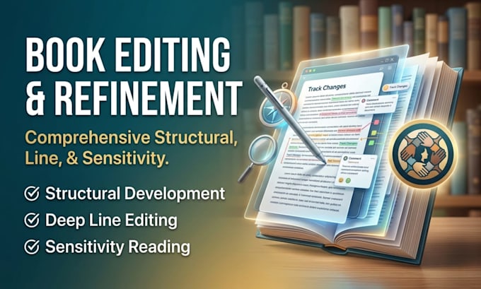 do structural editing, heavy line editing and sensitivity reading for you