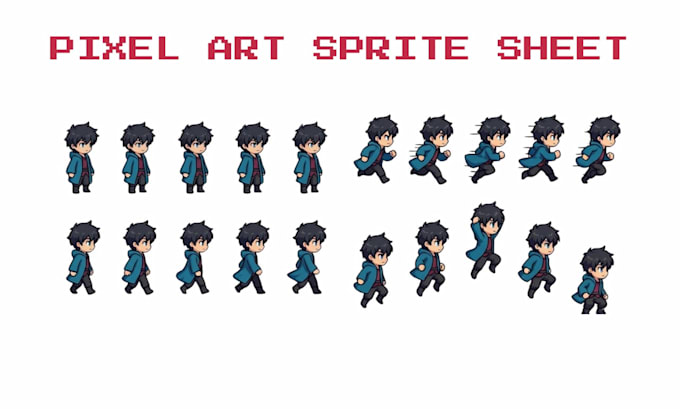 create professional pixel art animations and sprite sheets