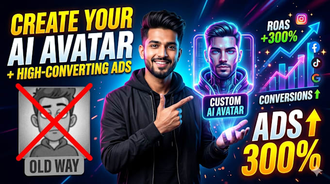make custom ads and ai avatar in 24 hours