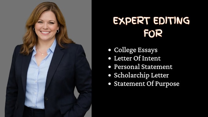 proofread and edit your personal statement sop and college admission essay