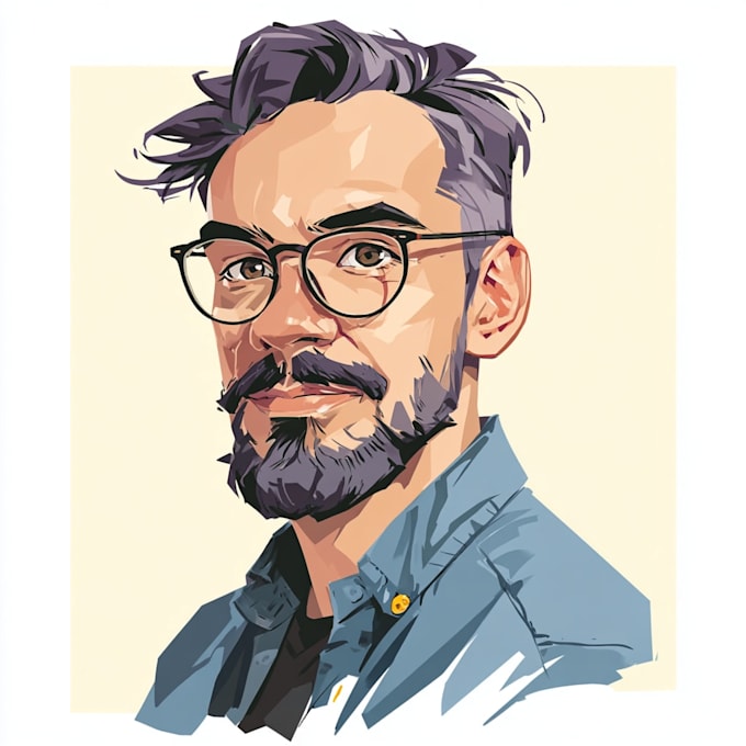 design vector cartoon portrait