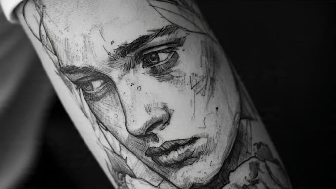 create a personalized tattoo sketch for you