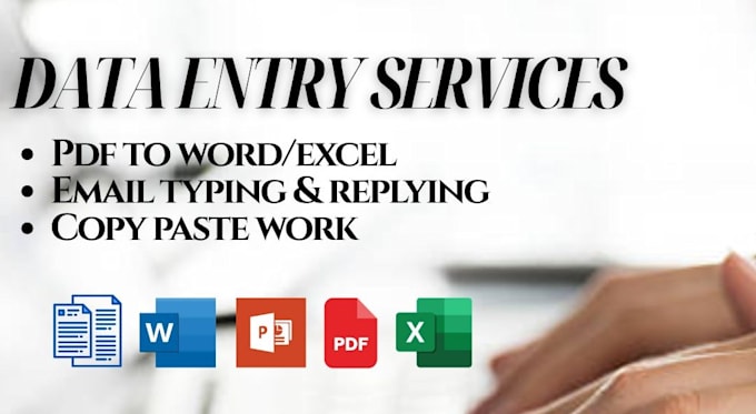 provide data entry services