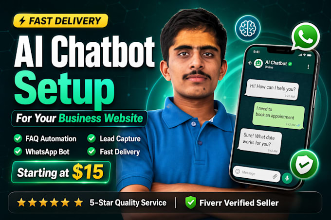 create a custom ai chatbot for your business website