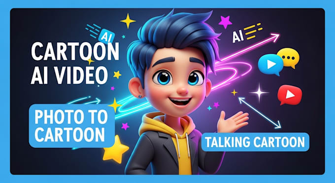 turn your photo into ai cartoon animation or talking avatar