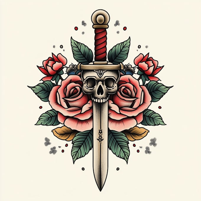 create  unique traditional, mandala, polynesian tattoo design