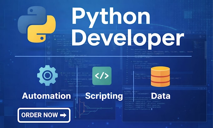 do python projects, tasks, assignments and develop applications