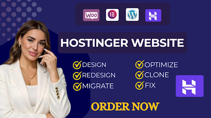 design hostinger website, wordpress website design, hostinger website design