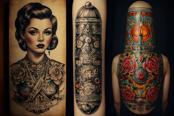 old school tattoo illustrations