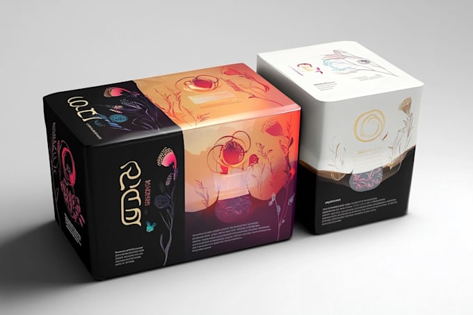 illustrate luxury and minimal packaging design