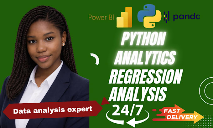 statistical data analysis, python analytics regression, data analysis bi, python