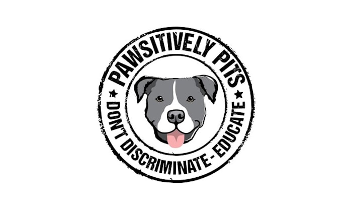 design pets educate paws iively pits logo