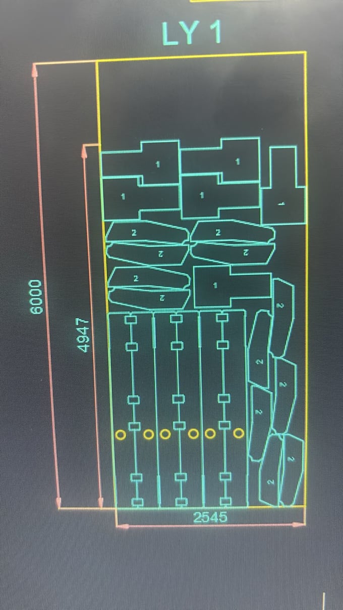 create cnc laser cutting dxf files and nesting optimization
